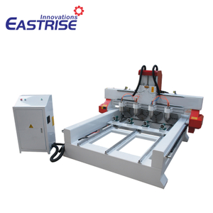 Máquina rotativa CNC de escultura 3D em madeira redonda de 4 cabeças da China para venda