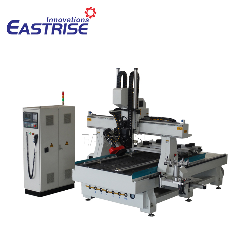 Roteadora CNC ATC 1325 de 4 eixos com troca automática de ferramentas