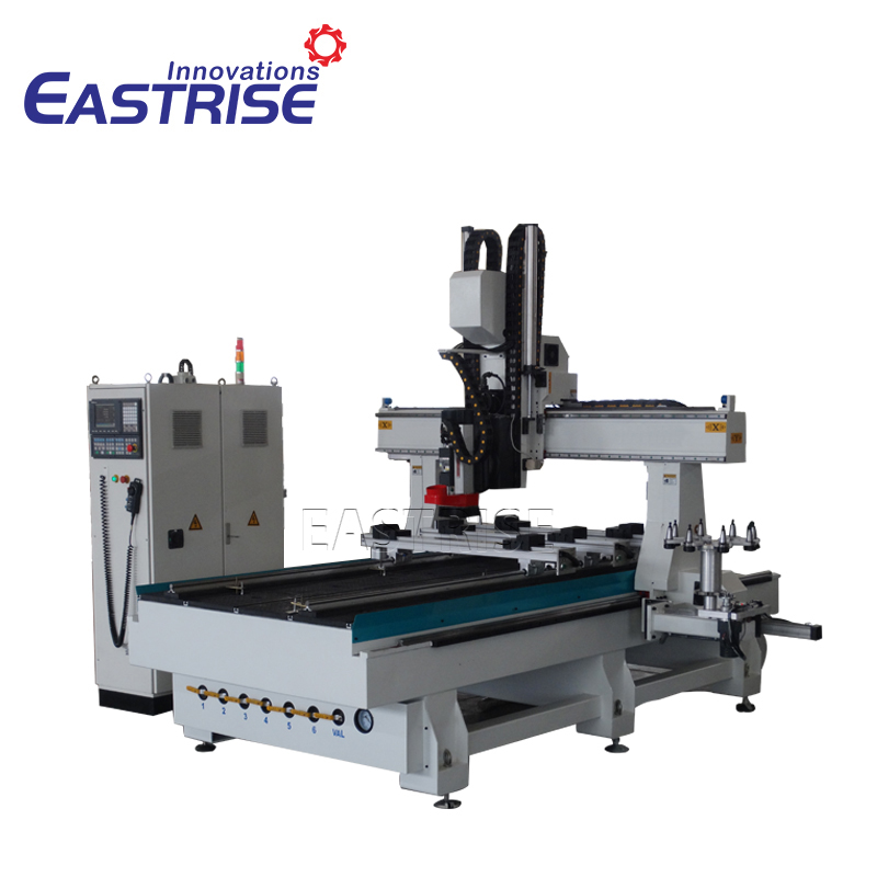 Roteadora CNC ATC 1325 de 4 eixos com troca automática de ferramentas