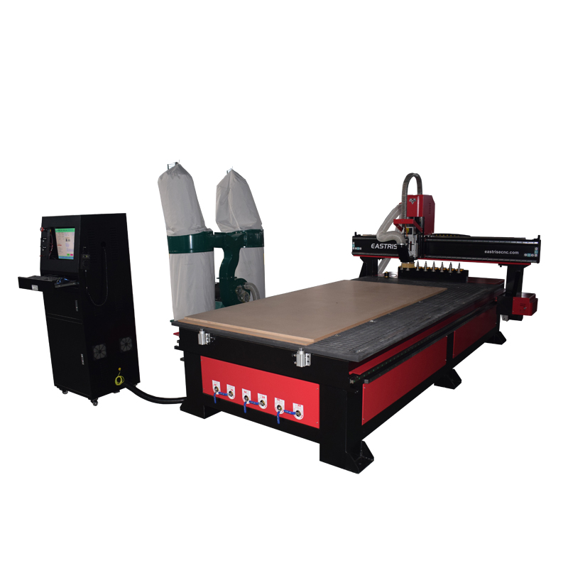 Roteadora Cnc ATC linear para móveis de madeira com troca automática de ferramentas