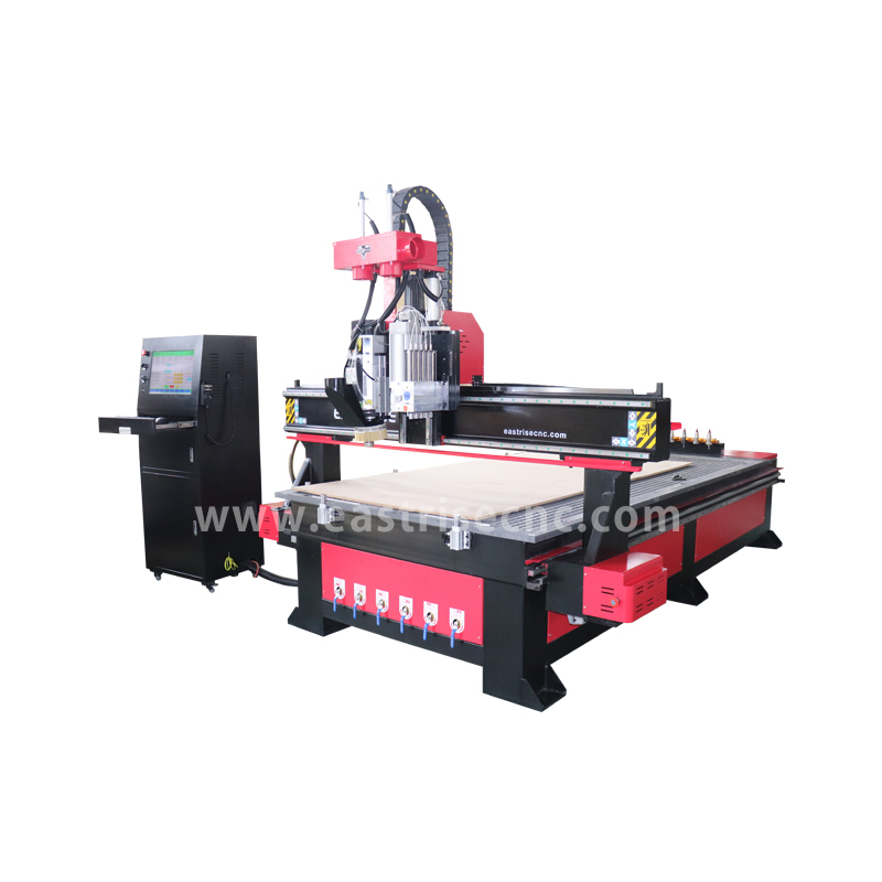 1325 ATC troca de ferramenta linear Cnc Router com cabeçote mandrilador