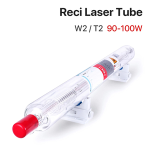  Reci W2/T2 90W-100W tubo de laser CO2 caixa de madeira embalagem máquina de corte e gravação a laser CO2 