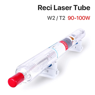  Reci W2/T2 90W-100W tubo de laser CO2 caixa de madeira embalagem máquina de corte e gravação a laser CO2 