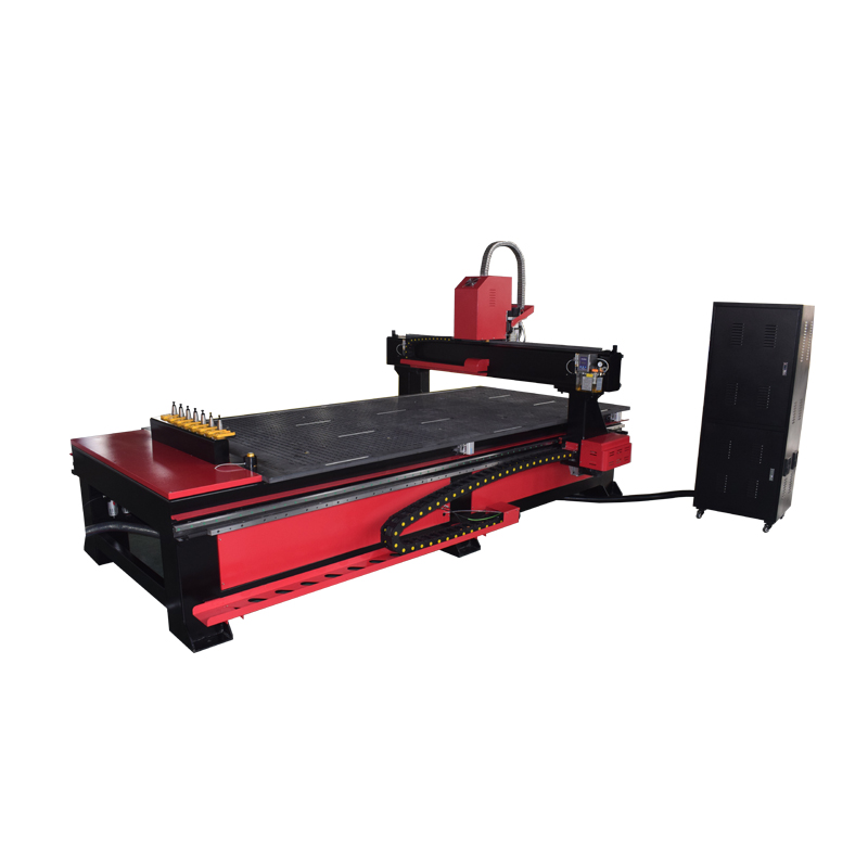 Roteadora Cnc ATC linear para móveis de madeira com troca automática de ferramentas