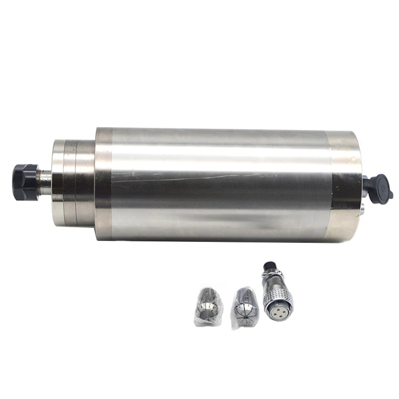 HQD CNC Spindle Motor 1.5kw 2.2kw 3.2KW ER11 ER20 220V 380V Water Cooling Spindle D80 D100mm Para Máquinas CNC Router