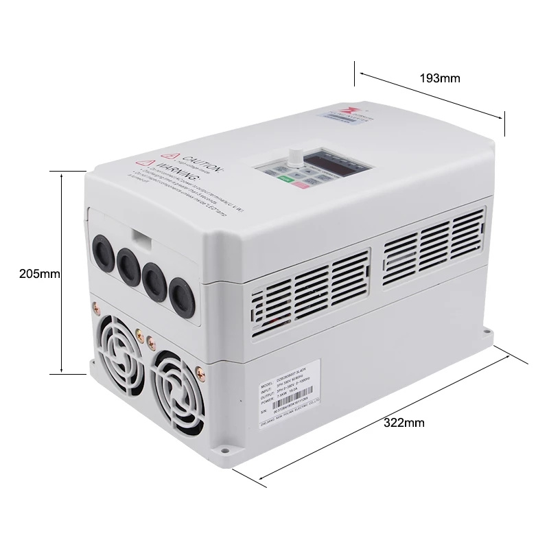 7.5KW FULING Inverter VFD Cnc Router Parts Drive Inverter 18A Current, Adequado para 6KW 7.5 KW 220V 380V CNC ATC Spindle Motor